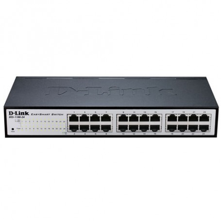 D-Link DGS-1100-24V2 switch di rete Gestito Gigabit Ethernet (10/100/1000) 1U Nero (DGS-1100-24V2)