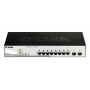 D-Link DGS-1210-08P switch di rete L2 Gigabit Ethernet (10/100/1000) Supporto Power over Ethernet (PoE) Nero (DGS-1210-08P)