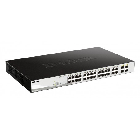 D-Link DGS-1210-24P switch di rete L2 Gigabit Ethernet (10/100/1000) Nero (DGS-1210-24P)