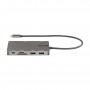 StarTech.com Adattatore Multiporta USB C - Dock da viaggio HDMI 4K 30Hz o VGA - Hub USB 3.0 5Gbps (porte USB A /  (DKT30CHVSDPD)