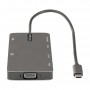 StarTech.com Adattatore Multiporta USB C - Dock da viaggio HDMI 4K 30Hz o VGA - Hub USB 3.0 5Gbps (porte USB A /  (DKT30CHVSDPD)