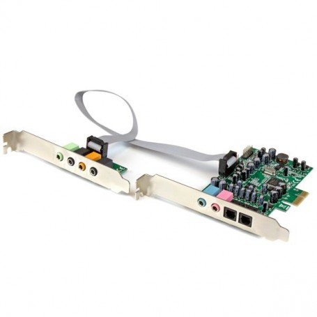 StarTech.com Scheda Audio interna PCI Express surround 7.1 canali - PCI Surround Sound Card a 24-bit , 192Khz (PEXSOUND7CH)