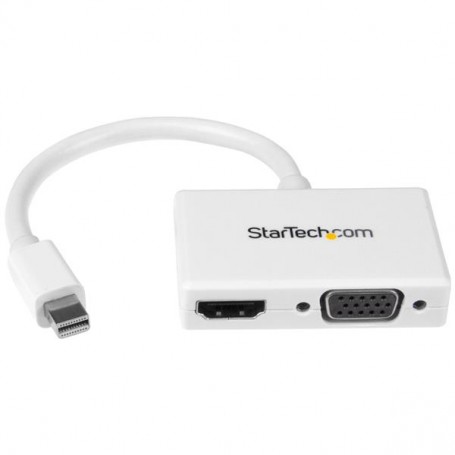 StarTech.com Adattatore Mini DisplayPort a HDMI e VGA - Convertitore audio/video da viaggio mDP 2 in 1 - 1920x1200  (MDP2HDVGAW)