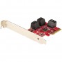 StarTech.com Scheda PCI Express 3.0 a SATA - Scheda di Espansione PCIe SATA a 6 porte - 6 Gbps - Staffa a  (6P6G-PCIE-SATA-CARD)