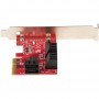 StarTech.com Scheda PCI Express 3.0 a SATA - Scheda di Espansione PCIe SATA a 6 porte - 6 Gbps - Staffa a  (6P6G-PCIE-SATA-CARD)