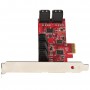 StarTech.com Scheda PCIe SATA - Scheda di Espansione PCIe SATA a 10 porte - 6 Gbps - Staffa a Profilo Bas (10P6G-PCIE-SATA-CARD)
