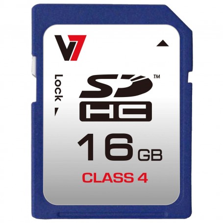 V7 SDHC 16GB Classe 4 (VASDH16GCL4R-2E)