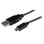 StarTech.com Cavo di sincronizzazione e di ricarica USB a Micro USB - Cavetto slim per Smartphone e Tablet A a Micr (USBAUB3MBK)