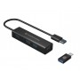 Conceptronic HUBBIES06B hub di interfaccia USB 3.2 Gen 1 (3.1 Gen 1) Type-A 5000 Mbit/s Nero (HUBBIES06B)