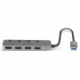 Lindy 43309 hub di interfaccia USB 3.2 Gen 1 (3.1 Gen 1) Type-A 5 Mbit/s Grigio (43309-LND)