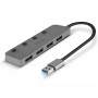 Lindy 43309 hub di interfaccia USB 3.2 Gen 1 (3.1 Gen 1) Type-A 5 Mbit/s Grigio (43309-LND)