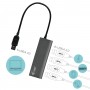 i-tec Metal U3HUB448 hub di interfaccia USB 3.2 Gen 1 (3.1 Gen 1) Type-A 5000 Mbit/s Grigio (U3HUB448)