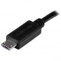 StarTech.com Cavo USB OTG - Micro USB a Micro USB - M/M - 20cm (UUUSBOTG8IN)