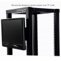 StarTech.com Staffa di montaggio universale per monitor LCD VESA per rack 19'' o armadi (RKLCDBK)