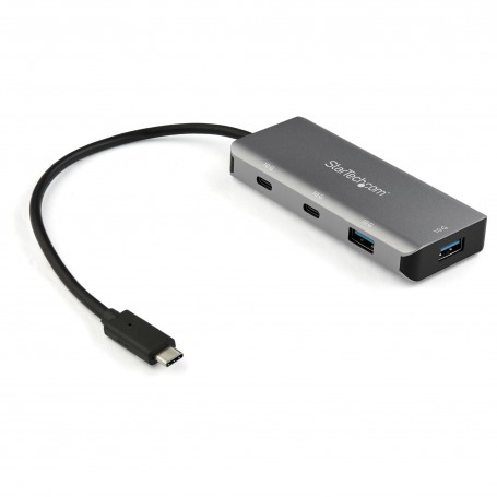 StarTech.com Hub USB-C a 4 porte con 2x USB A e 2x USB C - SuperSpeed 10Gbps USB Type-C 3.1/3.2 Gen 2 Hub - Bus USB (HB31C2A2CB)