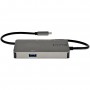 StarTech.com Adattatore multiporta USB-C a HDMI 4K 30 Hz o VGA 1080p - Convertitore USB C con HUB USB a 3 porte e  (DKT30CHVPD2)