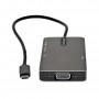 StarTech.com Adattatore multiporta USB-C a HDMI 4K 30 Hz o VGA 1080p - Convertitore USB C con HUB USB a 3 porte e  (DKT30CHVPD2)