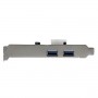 StarTech.com Adattatore scheda SuperSpeed USB 3.0 con 2 porte PCI Express (PCIe) con UASP - Alimentazione LP4 (PEXUSB3S25)