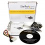 StarTech.com Adattatore scheda SuperSpeed USB 3.0 con 2 porte PCI Express (PCIe) con UASP - Alimentazione LP4 (PEXUSB3S25)