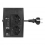 Vultech UPS650VA-LITE gruppo di continuità (UPS) Standby (Offline) 0,65 kVA 360 W 2 presa(e) AC (UPS650VA-LITE)