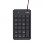 Trust 22221 tastierino numerico Notebook/PC USB Nero (22221)