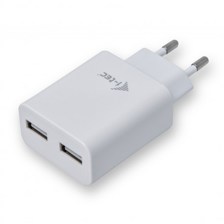 i-tec CHARGER2A4W Caricabatterie per dispositivi mobili Bianco Interno (CHARGER2A4W)