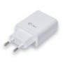 i-tec CHARGER2A4W Caricabatterie per dispositivi mobili Bianco Interno (CHARGER2A4W)