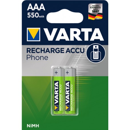 Varta 58397101402 Batteria ricaricabile Mini Stilo AAA Nichel-Metallo Idruro (NiMH) (58397101402)