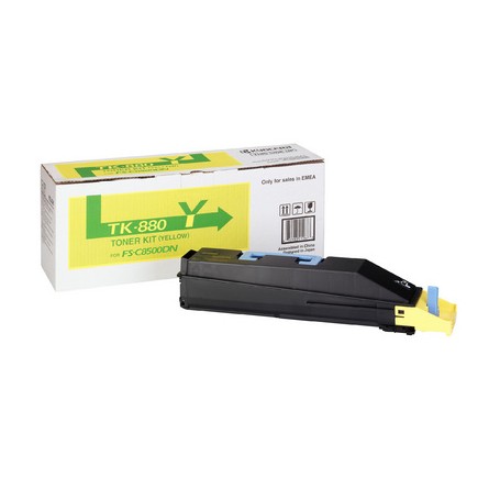 KYOCERA TK-880Y cartuccia toner 1 pz Originale Giallo (1T02KAANL0)