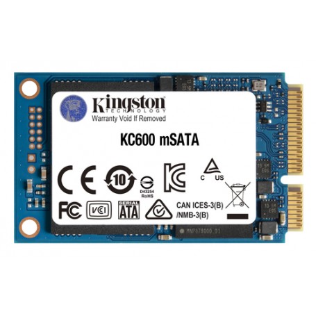 Kingston Technology KC600 mSATA 1024 GB Serial ATA III 3D TLC (SKC600MS/1024G)