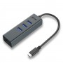 i-tec Metal C31METALG3HUB hub di interfaccia USB 3.2 Gen 2 (3.1 Gen 2) Type-C 5000 Mbit/s Grigio (C31METALG3HUB)