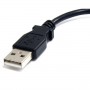 StarTech.com Cavo micro USB 15 cm - A a Micro B (UUSBHAUB6IN)