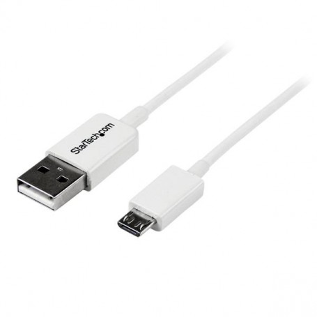 StarTech.com Cavo micro USB bianco 0,5 m - A a Micro B (USBPAUB50CMW)