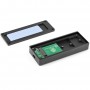 StarTech.com Enclosure SSD PCIe M.2 NVMe USB-C 10 Gbps - Custodia esterna robusta in alluminio M.2 PCIe M-Key Class (M2E1BRU31C)