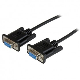 StarTech.com Cavo Seriale RS232 / DB9 Null Modem da 2m - nero Femmina/Femmina (SCNM9FF2MBK)