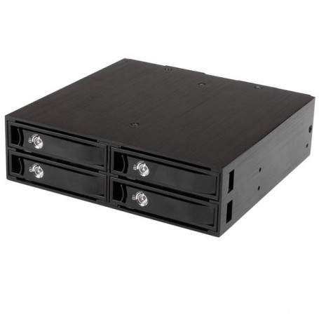 StarTech.com Backplane mobile per rack hot-swap 5,25" a 4 alloggiamenti HDD SATA/SAS da 2,5" - 6 Gbps (SATSASBP425)