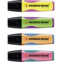 STABILO Boss SPLASH evidenziatore 4 pz Verde, Arancione, Rosa, Giallo (75/4)