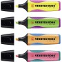 STABILO Boss SPLASH evidenziatore 4 pz Verde, Arancione, Rosa, Giallo (75/4)