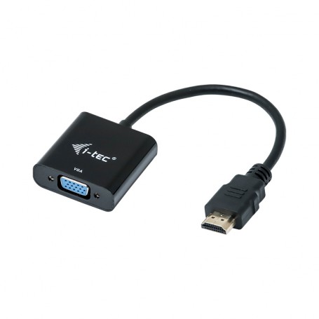 i-tec HDMI2VGAADA cavo e adattatore video 0,15 m HDMI VGA Nero (HDMI2VGAADA)
