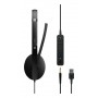 EPOS | SENNHEISER ADAPT 165T USB II Cuffia Padiglione auricolare Connettore 3.5 mm USB tipo A Nero (1000902)