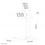 Neomounts by Newstar Supporto da scrivania per TV (FPMA-D1500SILVER)