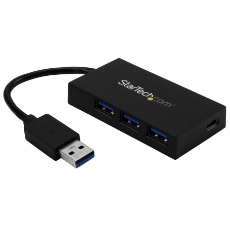 StarTech.com HB30A3A1CFB hub di interfaccia USB 3.2 Gen 1 (3.1 Gen 1) Type-A 5000 Mbit/s Nero (HB30A3A1CFB)