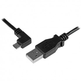 StarTech.com Cavo Micro-USB da Ricarica e Sincronizzazione angolato sinistra da 0,5m (USBAUB50CMLA)