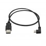 StarTech.com Cavo Micro-USB da Ricarica e Sincronizzazione angolato sinistra da 0,5m (USBAUB50CMLA)