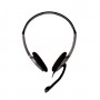 V7 HA212-2EP cuffia e auricolare Cablato A Padiglione Musica e Chiamate Nero, Argento (HA212-2EP)