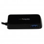 StarTech.com Hub Mini USB 3.0 SuperSpeed a 4 porte portatile - Nero (ST4300MINU3B)