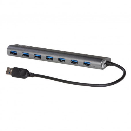 i-tec Metal U3HUB778 hub di interfaccia USB 3.2 Gen 1 (3.1 Gen 1) Type-A 5000 Mbit/s Argento (U3HUB778)