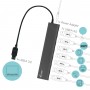 i-tec Metal U3HUB778 hub di interfaccia USB 3.2 Gen 1 (3.1 Gen 1) Type-A 5000 Mbit/s Argento (U3HUB778)