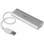 StarTech.com Hub USB 3.0 a 4 porte compatto e portatile con cavo integrato (ST43004UA)