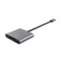 Trust Dalyx USB 3.2 Gen 1 (3.1 Gen 1) Type-C 5 Mbit/s Alluminio, Nero (23772)